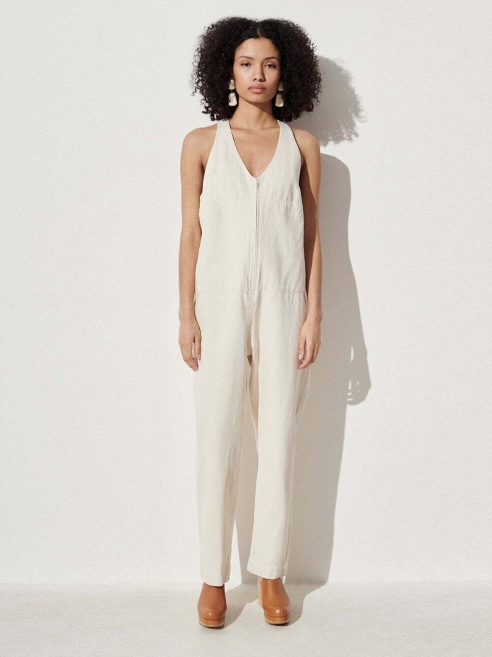 Rachel Comey "Buxton" Jumpsuit in Off-White, size 6